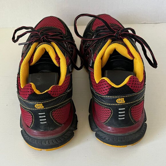 ASICS Gel-Scram Trail Running Shoes – Black/Red/Yellow – Men's Size 9.5 - Picture 5 of 5